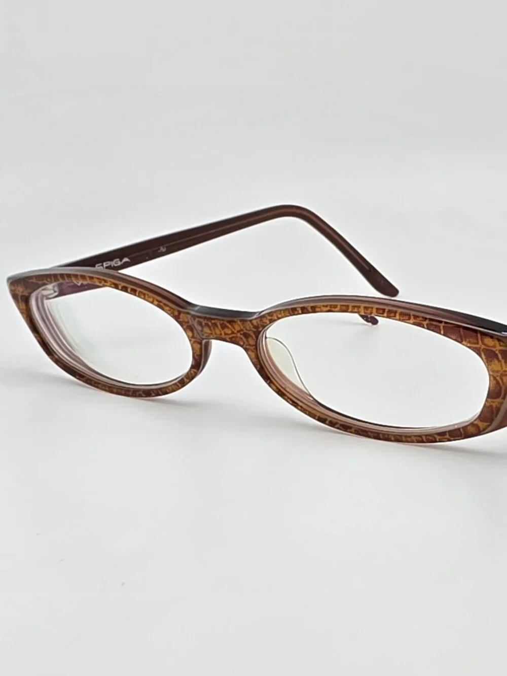 Via Spiga Zyloware Napoli 570 Brown Petite Cat Eye Eyeglasses Frame 50-17-145